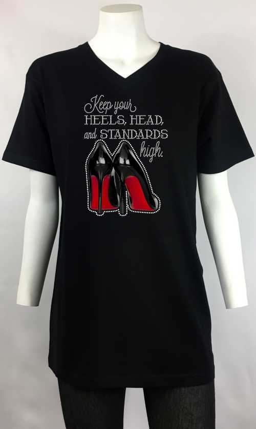 Keep your heels v-neck men