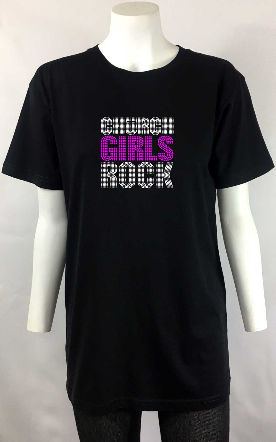 church girls pink t-shirt men