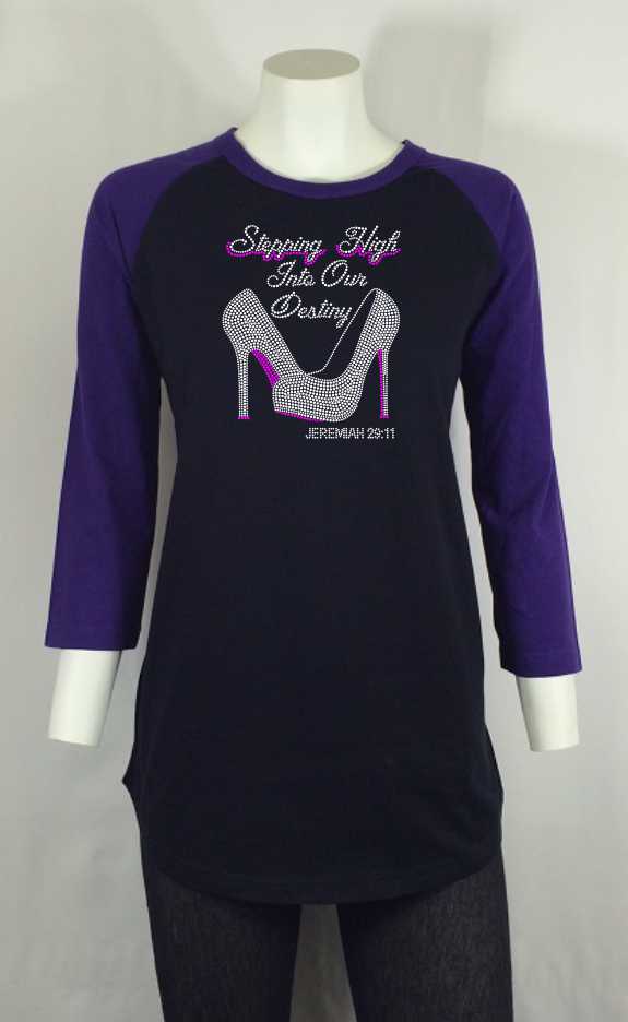 Stepping high purple