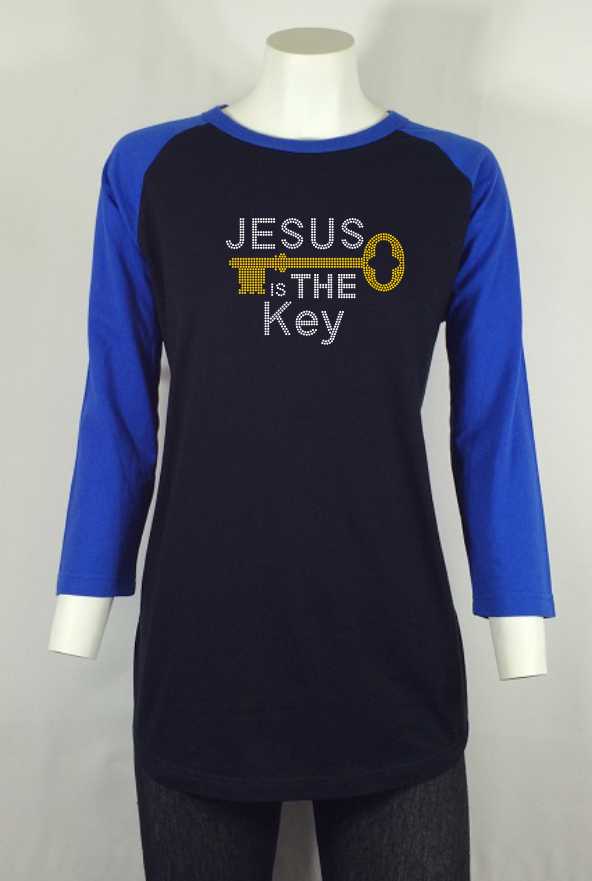 jesus is the key blue