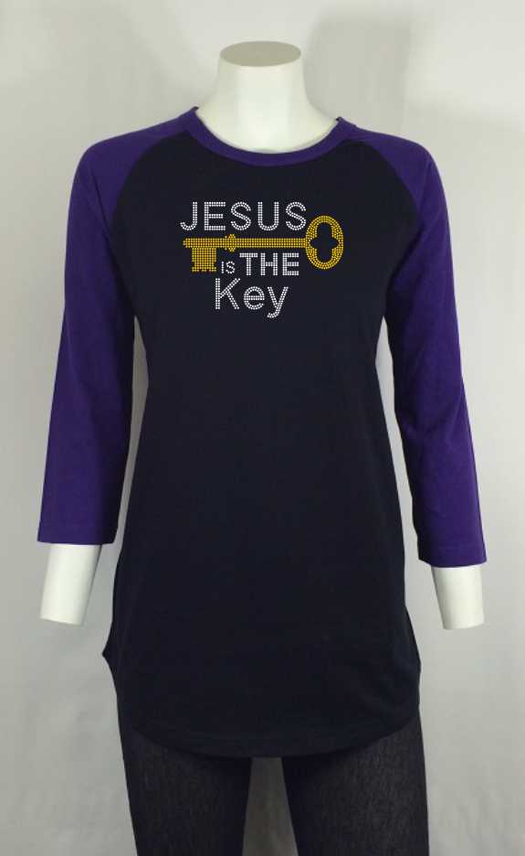 jesus is the key purple