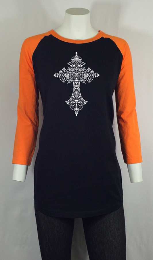 teardrop cross orange