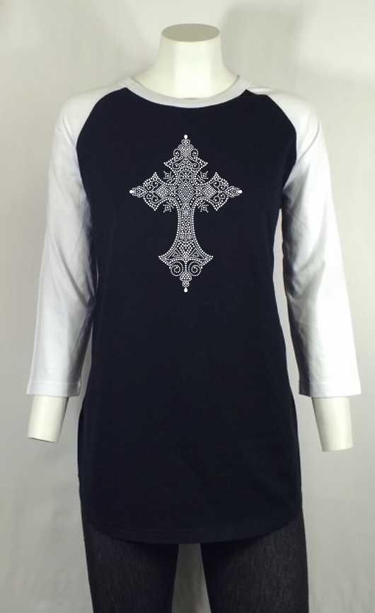teardrop cross white