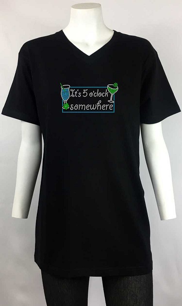 'clock somewhere v-neck men