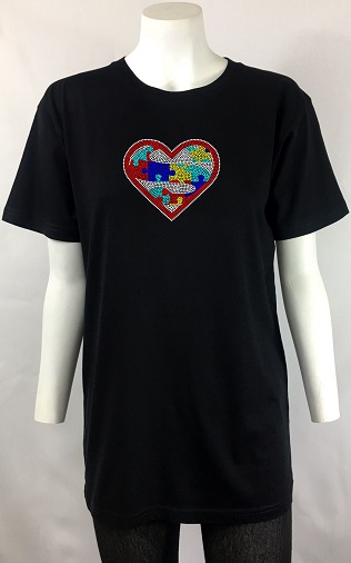Super Autism Heart t-shirt men