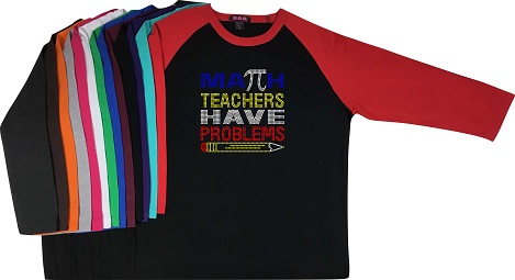 math teachers have problems raglans