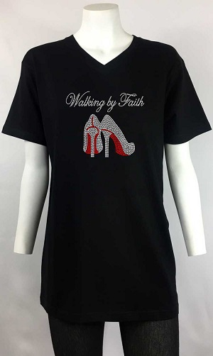 walking v-neck men